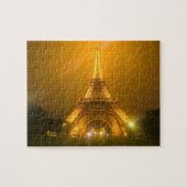 Frankrijk, Parijs. Eiffeltoren verlicht op 3 Legpuzzel (Horizontaal)