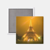 Frankrijk, Parijs. Eiffeltoren verlicht op 3 Magneet (Voorkant / Achterkant)
