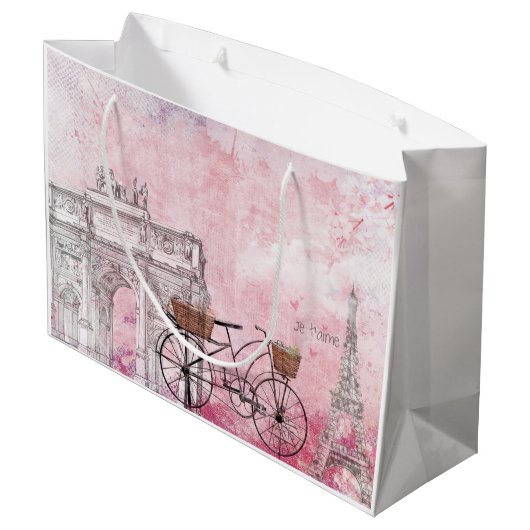  Frankrijk Parijs Groot Cadeauzakje (Achterkant Gekanteld)