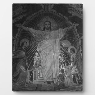 Frankrijk Parijs Hoofd mozaïek Heilig Hart jesus 1 Fotoplaat