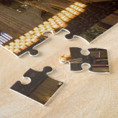 Frankrijk, Parijs. Interieur van de Notre Dame Kat Legpuzzel (Zijkant)