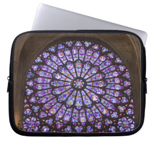 Frankrijk, Parijs. Interieurdetail van glas-in-loo Laptop Sleeve