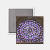Frankrijk, Parijs. Interieurdetail van glas-in-loo Magneet (Voorkant / Achterkant)