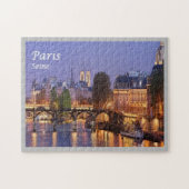 Frankrijk - Parijs - La Seine de Paris - Jigzaag P Legpuzzel (Horizontaal)