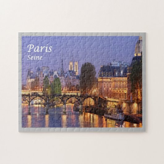 Frankrijk - Parijs - La Seine de Paris - Jigzaag P Legpuzzel (Horizontaal)