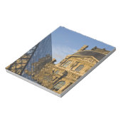 Frankrijk, Parijs, Louvre Museum en de Piramide, Notitieblok (Linkerzijde)