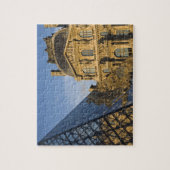 Frankrijk, Parijs, Louvre Museum en de Pyramide, Legpuzzel (Verticaal)