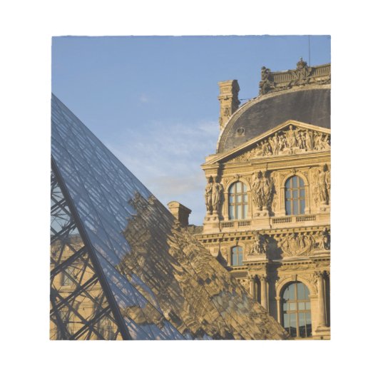 Frankrijk, Parijs, Louvre Museum en de Pyramide, Notitieblok (Voorkant)