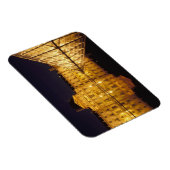 Frankrijk, Parijs, Louvre museum 's nachts. Magneet (Rechterzijde)