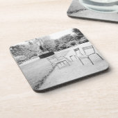 FRANKRIJK, Parijs: Luxemburgse tuinen Bier Onderzetter (Linkerzijde)