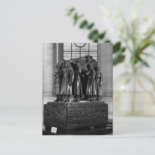 Frankrijk Parijs maakt marshal foch tomb ongeldig Briefkaart (Staand voorkant)