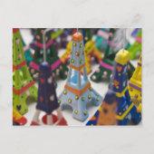 Frankrijk, Parijs, miniatuur Eiffeltorens Briefkaart (Voorkant)