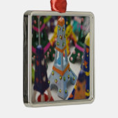 Frankrijk, Parijs, miniatuur Eiffeltorens Metalen Ornament (Rechts)