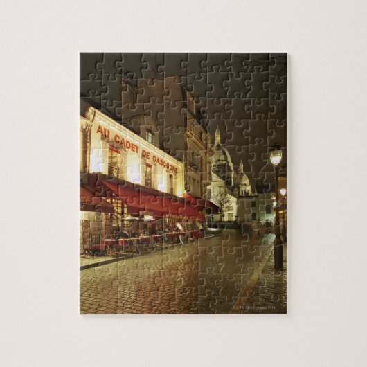 Frankrijk,Parijs,Montmartre Legpuzzel (Verticaal)