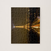 Frankrijk, Parijs. Nachtmaal uitzicht Eiffeltoren Legpuzzel (Verticaal)