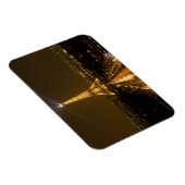 Frankrijk, Parijs. Nachtmaal uitzicht Eiffeltoren Magneet (Rechterzijde)