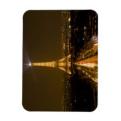 Frankrijk, Parijs. Nachtmaal uitzicht Eiffeltoren Magneet (Verticaal)