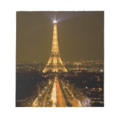 Frankrijk, Parijs. Nachtmaal uitzicht Eiffeltoren Notitieblok (Voorkant)