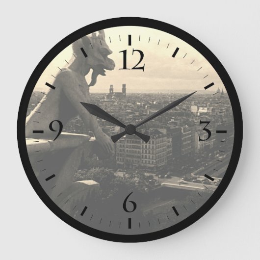  Frankrijk Parijs Notre Dame Cathedral duivel La Grote Klok (Voorkant)