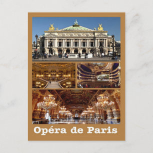 Frankrijk - Parijs - Opéra de Paris - Mosaic - Briefkaart
