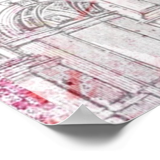 Frankrijk Parijs Poster (Hoek)