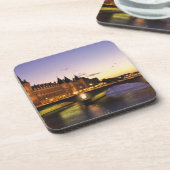 Frankrijk, Parijs, Seine en Conciergerie Drankjes Onderzetter (Linkerzijde)