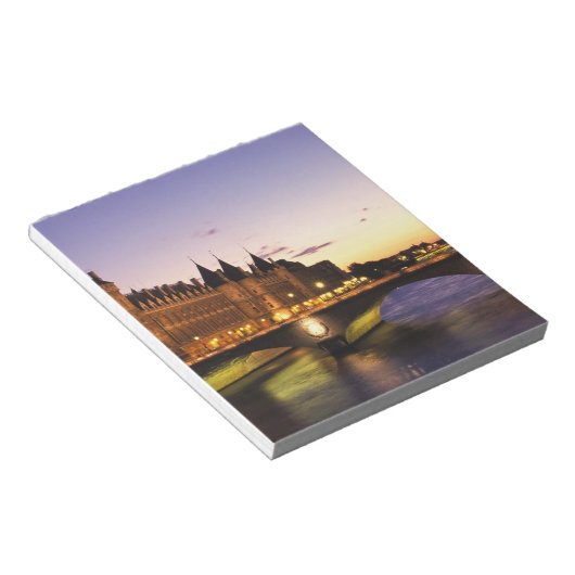 Frankrijk, Parijs, Seine en Conciergerie Notitieblok (Schuin)