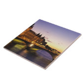 Frankrijk, Parijs, Seine en Conciergerie Tegeltje (Zijkant)