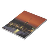 Frankrijk, Parijs Sunset view of Eiffel Tower and Notitieblok (Linkerzijde)