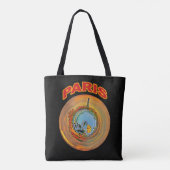 Frankrijk Parijs Tote Bag (Achterkant)