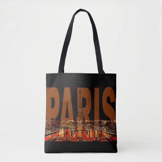 Frankrijk Parijs tote tas (Voorkant)