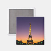 Frankrijk, Parijs, Tour Eiffel in de zon. Magneet (Voorkant / Achterkant)