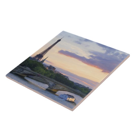 Frankrijk,Parijs,touroperboot op de Seine,Eiffel Tegeltje (Zijkant)