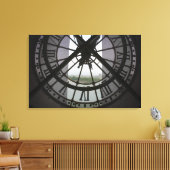 Frankrijk, Parijs. Uitzicht over de Seine-rivier d Canvas Afdruk (Insitu (Woonkamer))