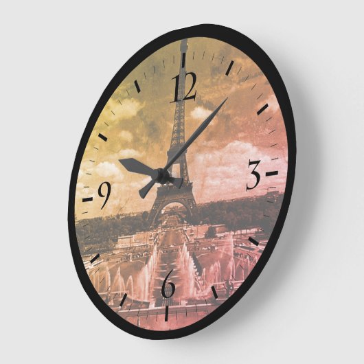  Frankrijk Paris bevat toren Eiffel Large C Grote Klok (Hoek)