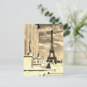  Frankrijk Paris Eiffeltoren Chaillot paleis Briefkaart (Staand voorkant)