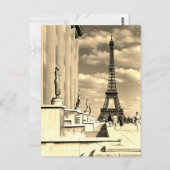  Frankrijk Paris Eiffeltoren Chaillot paleis Briefkaart (Voorkant / Achterkant)