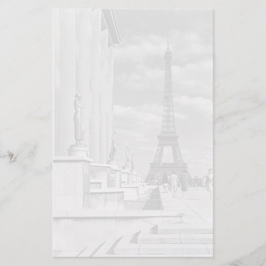  Frankrijk Paris Eiffeltoren Chaillot paleis Briefpapier (Voorkant)