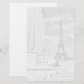  Frankrijk Paris Eiffeltoren Chaillot paleis Briefpapier (Voorkant / Achterkant)