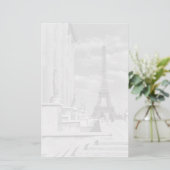  Frankrijk Paris Eiffeltoren Chaillot paleis Briefpapier (Staand voorkant)