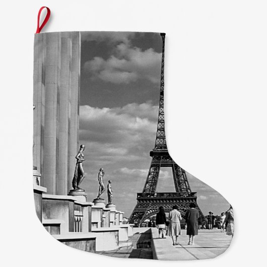 Frankrijk Paris Eiffeltoren Chaillot paleis Grote Kerstsok (Voorkant)