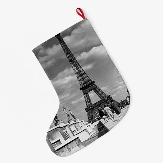  Frankrijk Paris Eiffeltoren Chaillot paleis Grote Kerstsok (Achterkant (Hangend))