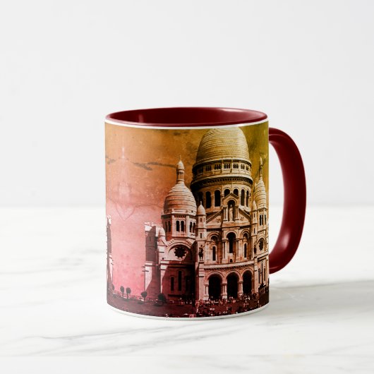  Frankrijk Paris Eiffeltoren Chaillot paleis Mok (Voorkant rechts)