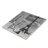  Frankrijk Paris Eiffeltoren Chaillot paleis Tegeltje (Zijkant)