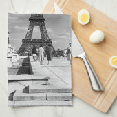 Frankrijk Paris Eiffeltoren Chaillot paleis Theedoek (Quarter Fold)