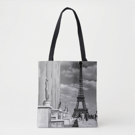 Frankrijk Paris Eiffeltoren Chaillot paleis Tote Bag (Voorkant)