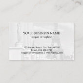  Frankrijk Paris Eiffeltoren Chaillot paleis Visitekaartje (Achterkant)