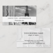  Frankrijk Paris Eiffeltoren Chaillot paleis Visitekaartje (Voorkant / Achterkant)