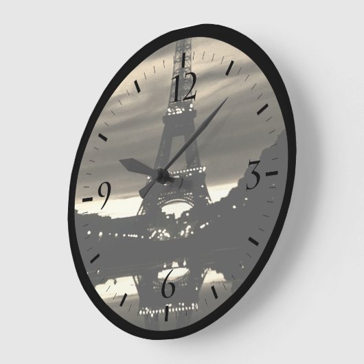 Frankrijk Paris Eiffeltoren reflectie Groot Grote Klok (Hoek)