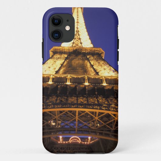 FRANKRIJK, Paris Eiffeltoren, uitzicht, avond Case-Mate iPhone Case (Achterkant)